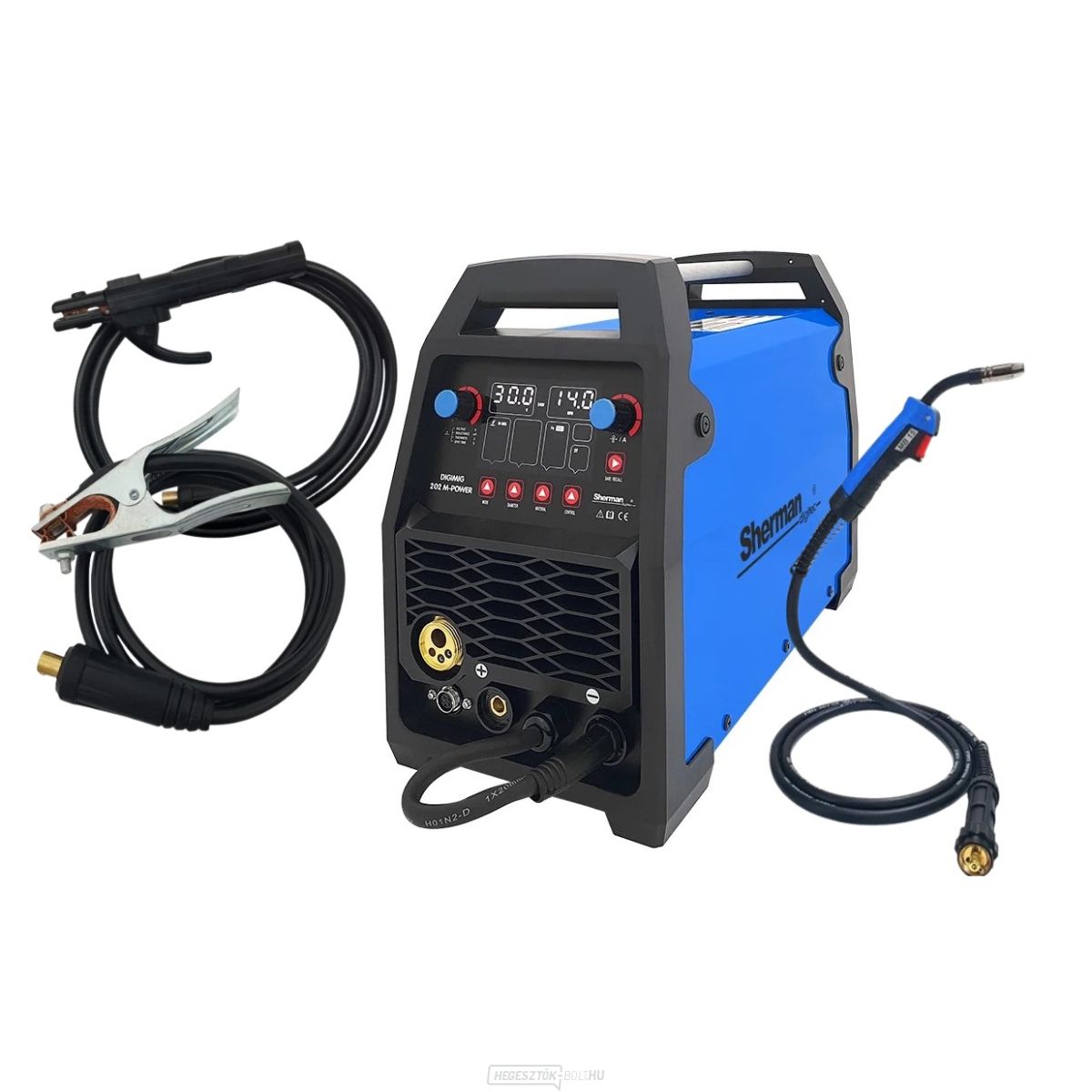 Inverteres hegesztőgép Digimig 202 M-POWER + Torch + kábelek