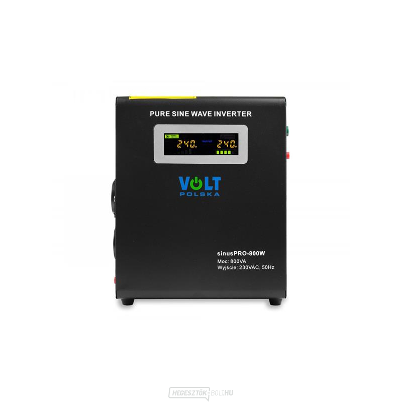 Tartalék tápegység VOLT Sinus Pro 800 W 12V 230V 800VA 500W Fekete Tartalék tápegység VOLT Sinus Pro 800 W 12V 230V 800VA 500W Fekete gallery main image