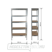 Polctartó | 5 polc | 900 x 400 x 1800 mm Matabro MB-SH01, Polctartó | 5 polc | 900 x 400 x 1800 mm Matabro MB-SH01, náhled