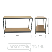 Munkaasztal | 2 polc | 1500 x 600 x 900 mm Matabro MB-SH05 Munkaasztal | 2 polc | 1500 x 600 x 900 mm Matabro MB-SH05 náhled