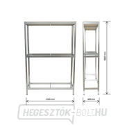 Polctartó gumiabroncsokhoz | 3 polc | 1200 x 400 x 1800 mm Matabro MB-SH06 Polctartó gumiabroncsokhoz | 3 polc | 1200 x 400 x 1800 mm Matabro MB-SH06 náhled
