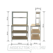 Polctartó munkafelülettel | 5 polc | 1000 x 600 x 1800 mm Matabro MB-SH08 Polctartó munkafelülettel | 5 polc | 1000 x 600 x 1800 mm Matabro MB-SH08 náhled