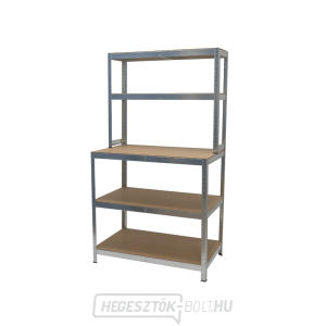 Polctartó munkafelülettel | 5 polc | 1000 x 600 x 1800 mm Matabro MB-SH08 Polctartó munkafelülettel | 5 polc | 1000 x 600 x 1800 mm Matabro MB-SH08 gallery main image
