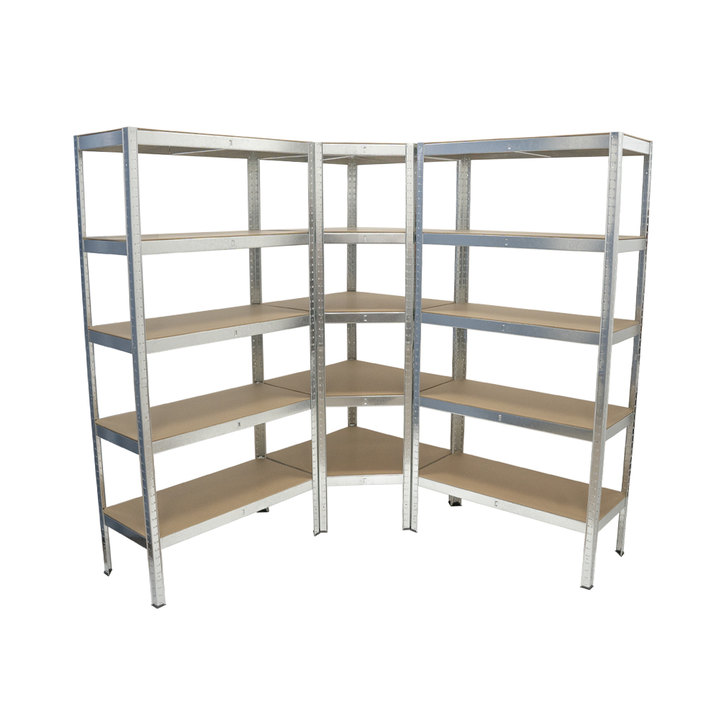 AKCIÓS SZETT Polcrendszer MB-SH02 és MB-SH03 | 3 rész | 1600 x 1600 x 1800 mm