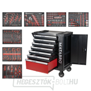 Műhelykocsi szerszámokkal | 7 fiók | 299 db Matabro MB-TC04 Műhelykocsi szerszámokkal | 7 fiók | 299 db Matabro MB-TC04 gallery main image