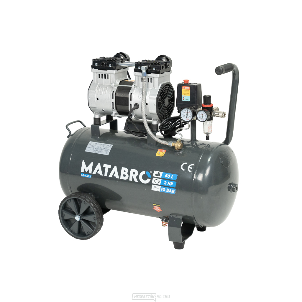 Olajmentes kompresszor Matabro MB-K202 50l, 230V | 1500W
