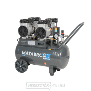 Olajmentes kompresszor Matabro MB-K204 50l, 230V | 3000W Olajmentes kompresszor Matabro MB-K204 50l, 230V | 3000W gallery main image