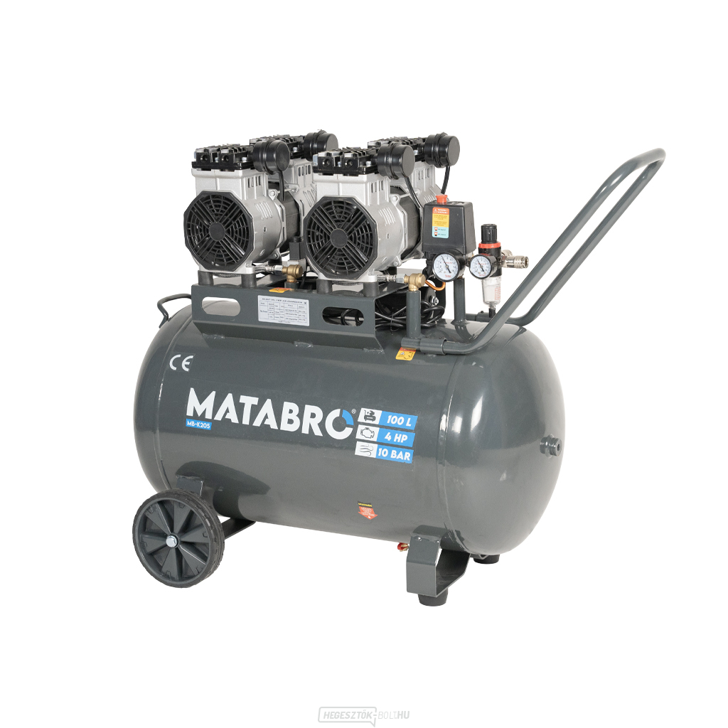 Matabro MB-K205, Olajmentes kompresszor 100l, 230V, 4 dugattyú 