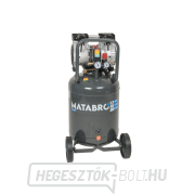 Olajmentes függőleges kompresszor Matabro MB-K207 50l, 230V, 2 dugattyús, 2000W | 10 RÚD Olajmentes függőleges kompresszor Matabro MB-K207 50l, 230V, 2 dugattyús, 2000W | 10 RÚD gallery main image