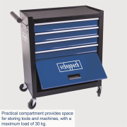 Scheppach TW 1300 120 kg-os műhelykocsi Előnézet 