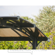 Baldachin íves tetővel Palram - Canopia Arcadia 5000 bronz alumínium (összeszerelve)  náhled