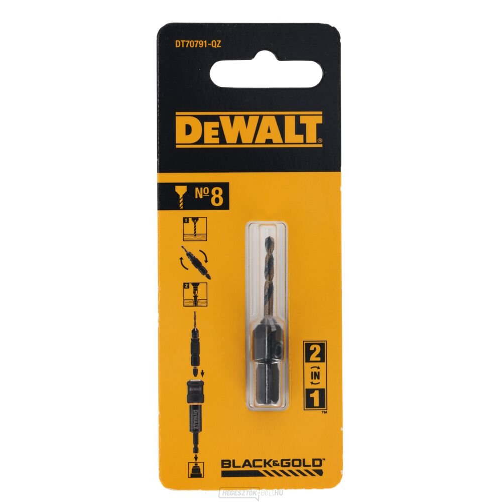 Süllyesztett fúró 8 mm DEWALT DT70791