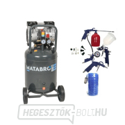 KIÁRUSÍTÁS SETMB-K207, Olajmentes függőleges kompresszor 50l, 230V, 2 dugattyús, tartozékokkal | 2000W | 10 RÚD |... KIÁRUSÍTÁS SETMB-K207, Olajmentes függőleges kompresszor 50l, 230V, 2 dugattyús, tartozékokkal | 2000W | 10 RÚD |... gallery main image