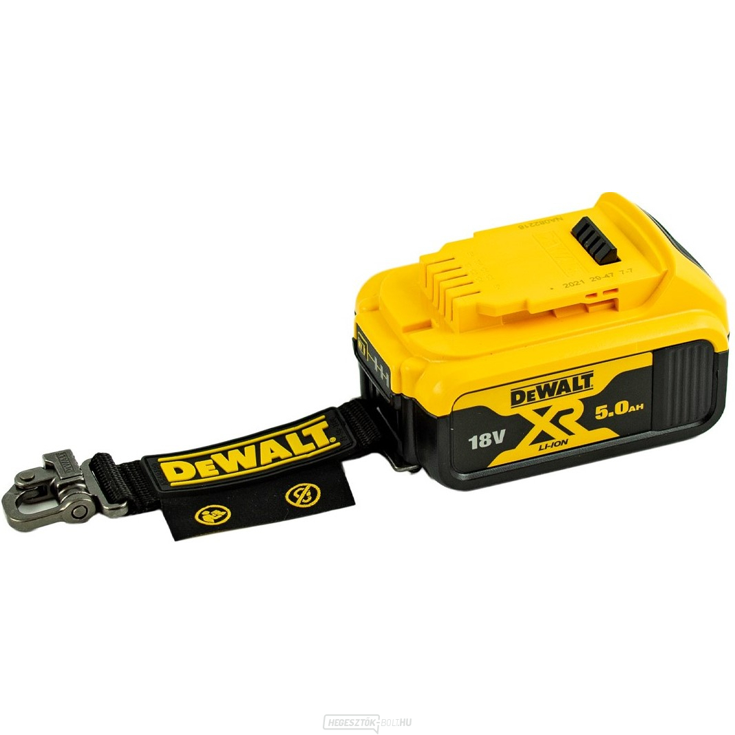 Akkumulátor rögzítőpánttal DEWALT DCB184LR 5Ah, 117 mm