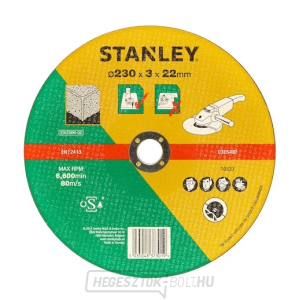 Stanley beton és kő vágótárcsa Stanley beton és kő vágótárcsa gallery main image