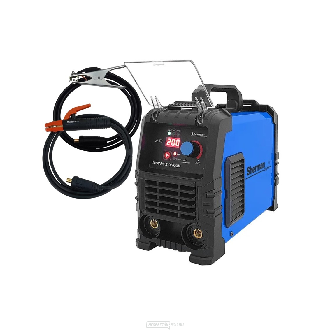Inverteres hegesztőgép DigiARC 210 SOLID + Kábelek