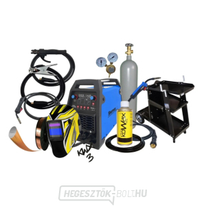 Digimig 202 M-POWER inverteres hegesztő + Pisztoly + Kábelek + Sisak + Drót + Spray + Kocsi + Tele CO2 Palack + 4m-es Pisztoly Digimig 202 M-POWER inverteres hegesztő + Pisztoly + Kábelek + Sisak + Drót + Spray + Kocsi + Tele CO2 Palack + 4m-es Pisztoly gallery main image