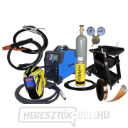 Sherman MIG 180 Easywork inverteres hegesztő + pisztoly + kábelek + sisak + nyomáscsökkentő + gurulós kocsi + huzal +... Sherman MIG 180 Easywork inverteres hegesztő + pisztoly + kábelek + sisak + nyomáscsökkentő + gurulós kocsi + huzal +... gallery main image