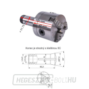 Univerzális 3 pofás tokmány pr 80 mm, bilinccsel az 5C patronhoz Univerzális 3 pofás tokmány pr 80 mm, bilinccsel az 5C patronhoz náhled