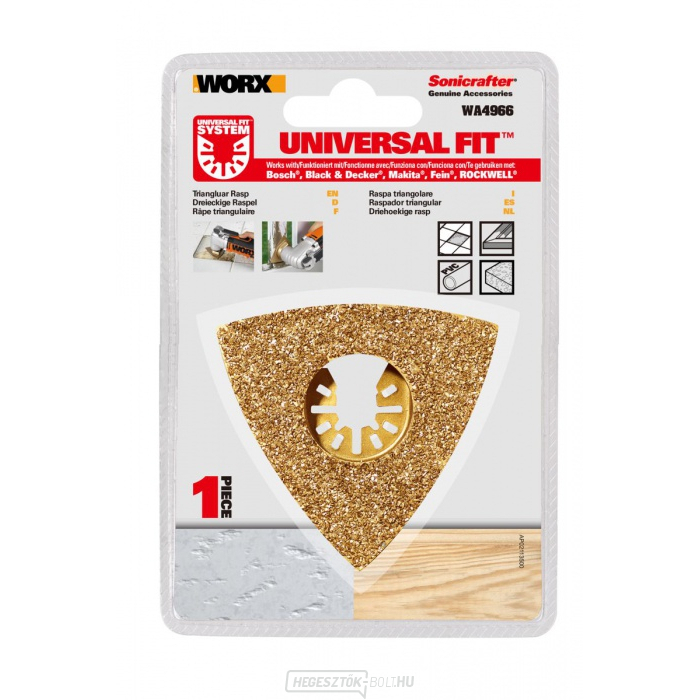 WA4966 (delta) keményfém csiszolólemez 1 db, sonicrafter