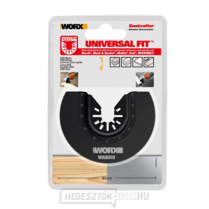 80 mm-es HSS vágókorong WA5010 (3/4 szegmens), 1db, sonicrafter 80 mm-es HSS vágókorong WA5010 (3/4 szegmens), 1db, sonicrafter gallery main image