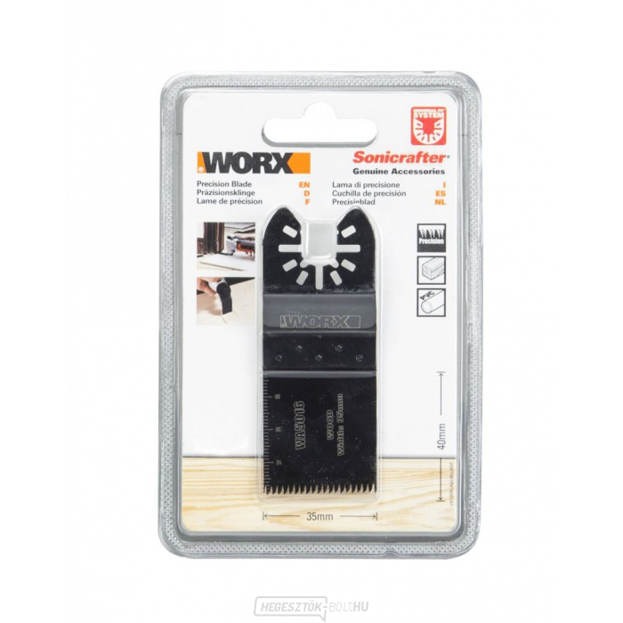 WA5016 fűrészlap (fa/precíziós vágás), 35 mm, 1 db, sonicrafter