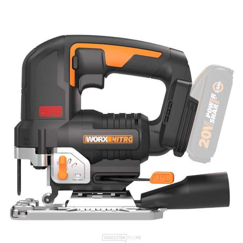 Akkus dugattyús fűrész WX542.9 20V NITRO - akkumulátor nélkül - Powershare