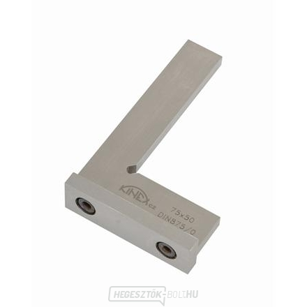 KINEX precíziós saroktartó 75x50 mm, 0. osztály, DIN 875