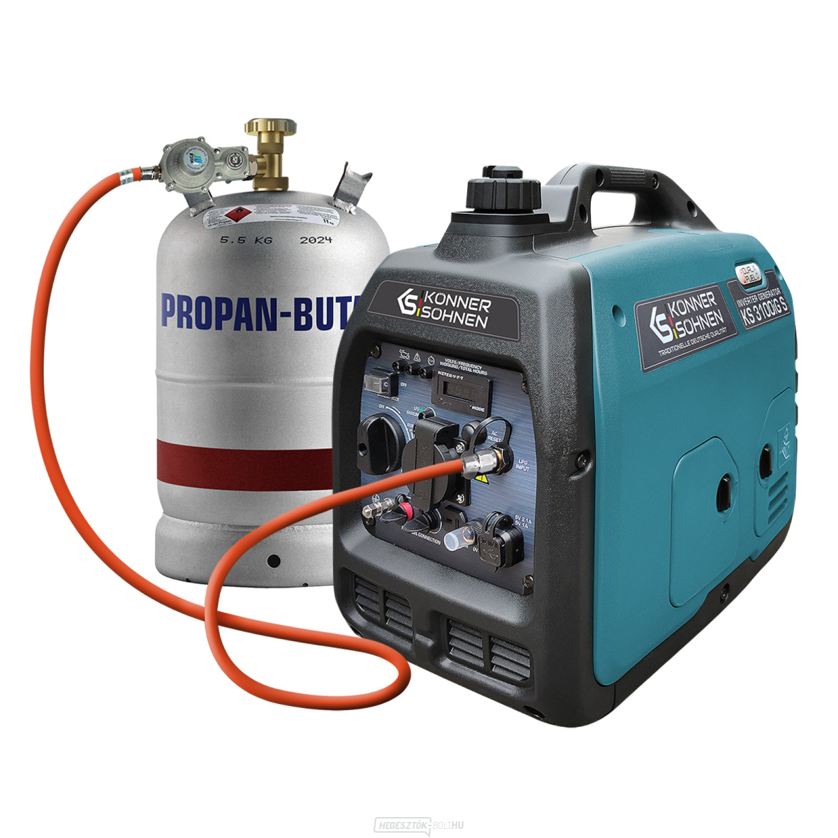 Könner & Söhnen KS 3100iG S inverteres LPG/benzin erőmű