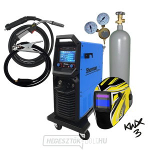 DIGIMIG 351 COMBO PULSE LCD szinergikus inverteres hegesztőgép + fáklya + kábelek + sisak + teli CO2 palack DIGIMIG 351 COMBO PULSE LCD szinergikus inverteres hegesztőgép + fáklya + kábelek + sisak + teli CO2 palack gallery main image