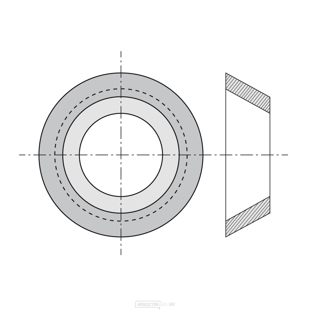 IGM RSS-CB Kerek borotvapenge - D8.9 HW IGM RSS-CB Kerek borotvapenge - D8.9 HW gallery main image