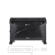Fekete konvektor termosztáttal 2000W  Előnézet 