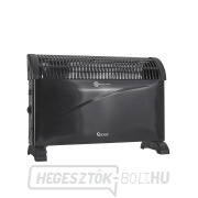 Fekete konvektor termosztáttal 2000W  Előnézet 