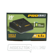 Töltő 20 V-os lítium-ion akkumulátorokhoz Procraft Industrial C20/6.5 | C20/6.5 náhled