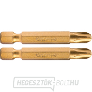 Phillips keresztcsúcs, 2 db-os készlet, PH 2x50mm, titán. beállítás, S2 Phillips keresztcsúcs, 2 db-os készlet, PH 2x50mm, titán. beállítás, S2 gallery main image