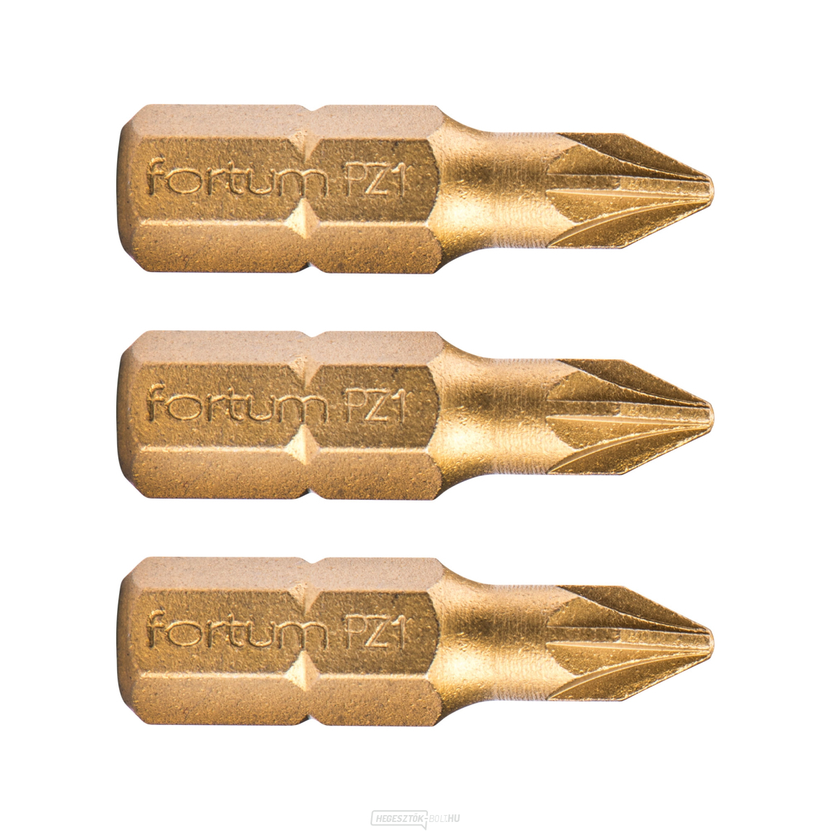 Pozidriv keresztcsúcs, 3 db-os készlet, PZ 1x25mm, titán. beállítás, S2