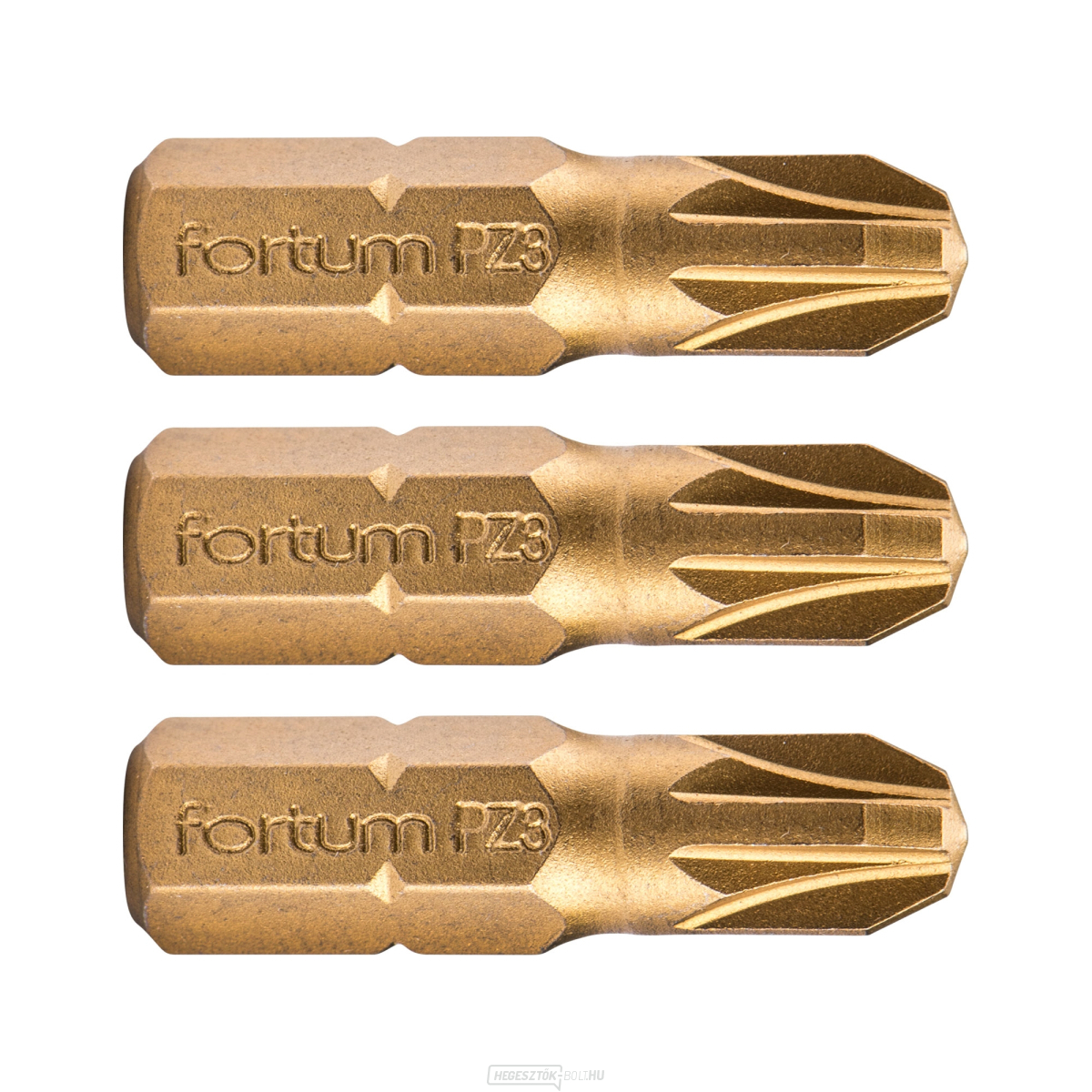 Pozidriv keresztcsúcs, 3 db-os készlet, PZ 3x25mm, titán. beállítás, S2 Pozidriv keresztcsúcs, 3 db-os készlet, PZ 3x25mm, titán. beállítás, S2 gallery main image