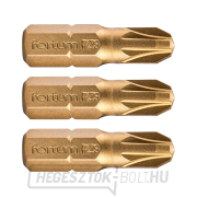 Pozidriv keresztcsúcs, 3 db-os készlet, PZ 3x25mm, titán. beállítás, S2 Pozidriv keresztcsúcs, 3 db-os készlet, PZ 3x25mm, titán. beállítás, S2 gallery main image