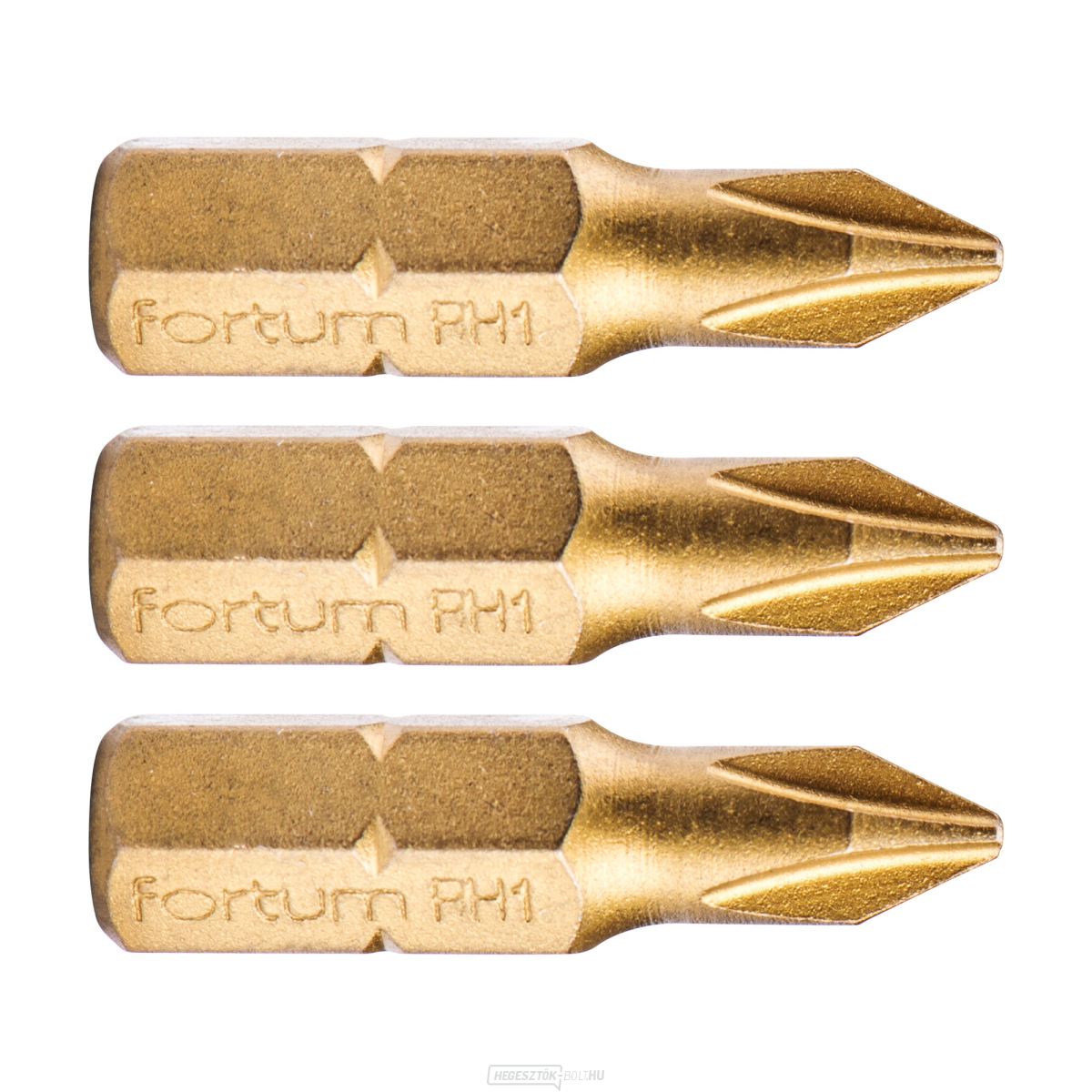 Phillips keresztcsúcs, 3 db-os készlet, PH 1x25mm, titán. beállítás, S2 Phillips keresztcsúcs, 3 db-os készlet, PH 1x25mm, titán. beállítás, S2 gallery main image