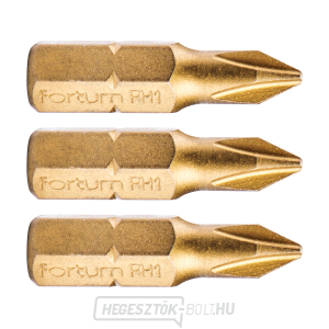 Phillips keresztcsúcs, 3 db-os készlet, PH 1x25mm, titán. beállítás, S2 Phillips keresztcsúcs, 3 db-os készlet, PH 1x25mm, titán. beállítás, S2 gallery main image