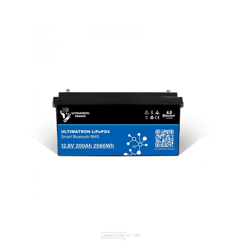 Akkumulátor LiFePO4 12,8V 200Ah PRO Ultimatron Smart BMS akkumulátor 12,8V 200Ah PRO Ultimatron Smart BMS