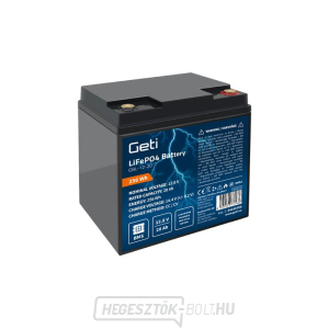 Akkumulátor LiFePO4 12,8V 20Ah GETI GBL-12-20 GETI GBL-12-20 Akkumulátor LiFePO4 12,8V 20Ah GETI GBL-12-20 GETI GBL-12-20 gallery main image