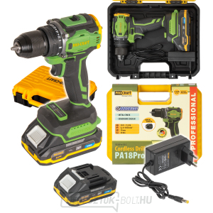 Akkus csavarhúzó Procraft PA18Pro | PA18Pro Akkus csavarhúzó Procraft PA18Pro | PA18Pro gallery main image