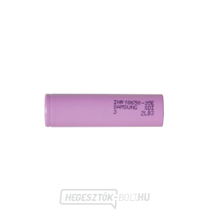 Újratölthető Li-Ion akkumulátor INR18650-35E 3,7V/3450mAh 8A Samsung Újratölthető Li-Ion akkumulátor INR18650-35E 3,7V/3450mAh 8A Samsung gallery main image