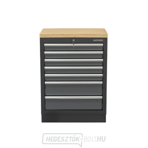 Műhelyszekrény fa munkalappal | 7 fiók | 680x465x950 mm Matabro SET-CA01062 Műhelyszekrény fa munkalappal | 7 fiók | 680x465x950 mm Matabro SET-CA01062 gallery main image