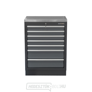 Műhelyszekrény rozsdamentes acél munkalappal | 7 fiók | 680x465x950 mm Matabro SET-CA01063 Műhelyszekrény rozsdamentes acél munkalappal | 7 fiók | 680x465x950 mm Matabro SET-CA01063 gallery main image