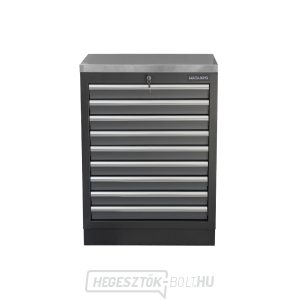 Műhelyszekrény rozsdamentes acél munkalappal | 9 fiókos | 680x465x950 mm Matabro SET-CA01065 Műhelyszekrény rozsdamentes acél munkalappal | 9 fiókos | 680x465x950 mm Matabro SET-CA01065 gallery main image