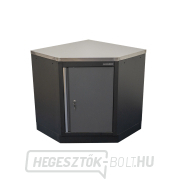Sarok egyajtós műhelyszekrény rozsdamentes acél munkalappal | 1 polc | 865x865x950 mm Matabro SET-CA01069 Sarok egyajtós műhelyszekrény rozsdamentes acél munkalappal | 1 polc | 865x865x950 mm Matabro SET-CA01069 gallery main image