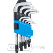 Szögkulcs készlet BGS 809 | rövid | T-profil (Torx-hoz) T10 - T50 furattal | 9 darabos Előnézet 