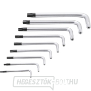 Szögkulcs készlet BGS 809 | rövid | T-profil (Torx-hoz) T10 - T50 furattal | 9 darabos Előnézet 
